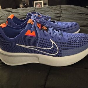 Nike Royal Blue and Orange Athletic Shoes